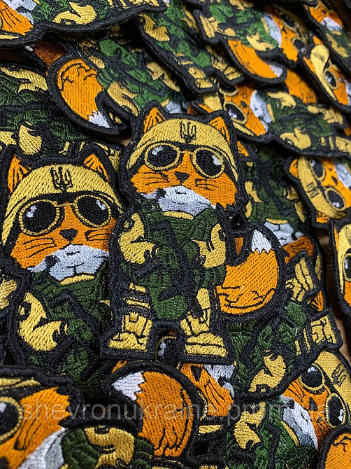 Шеврон Лисица (Форма контурная. На липучке) Размер 9x6см Киев - изображение 4