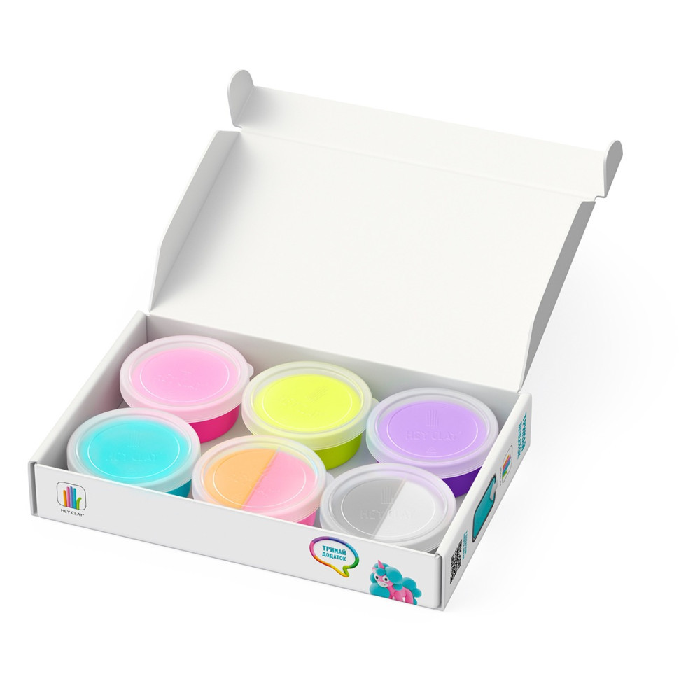 Набір самозатвердіючого пластиліну Райдужні єдинороги: Брайті, Спаркі, Клауді ЛІПАКА 60054-UA01 Вінниця - фото 2