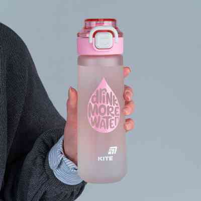 Бутылка для воды Kite 760 мл, сіро-рожева (K25-1214-3) Винница