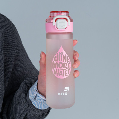 Бутылка для воды Kite 760 мл, сіро-рожева (K25-1214-3) Винница - изображение 4