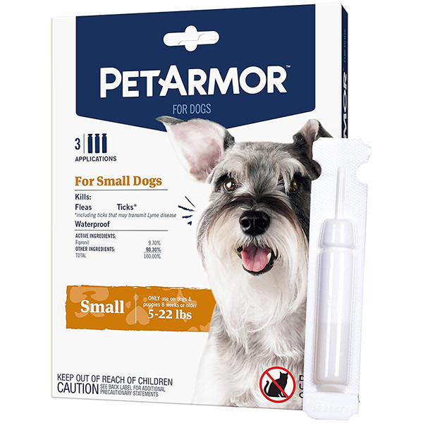 PetArmor Small ПЕТАРМОР краплі від бліх, кліщів, вошей для собак 2.2-10кг, 0.67мл Київ - фото 1