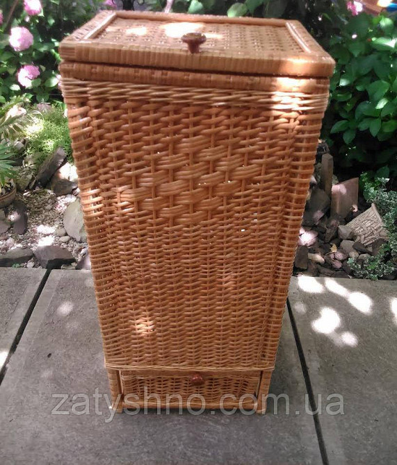 Ящик великий з шухлядою плетений натуральний Київ - фото 7