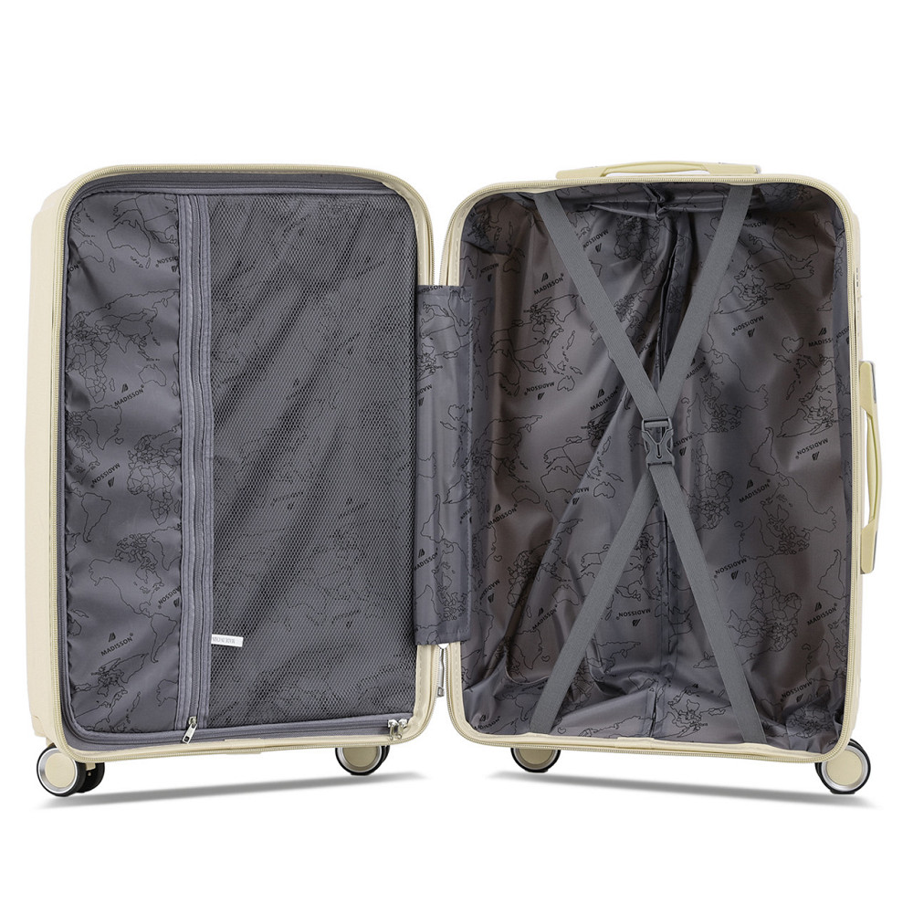 Чемодан полипропиленовый MADISSON 51103 большой 77 см шампань Киев - изображение 20