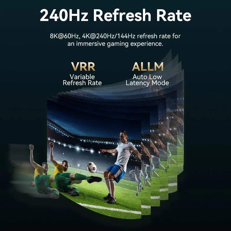 Кабель USB 3.1 Type-C M - HDMI M, 1.8m V2.0 8K 60 Гц Zinc Alloy TPE Black Vention Вінниця - фото 10