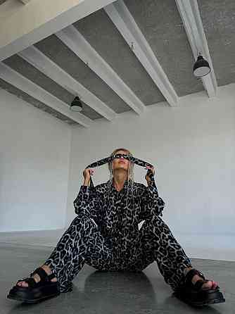 Жіночий стильний повсякденний костюм натуралний штапель Одеса