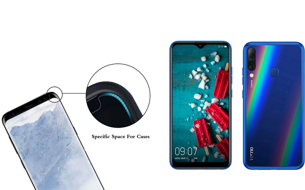 Захисне скло HyperGlass Pro для Tecno Camon 11S (CB7) – максимальна чутливість та захист Київ - фото 3