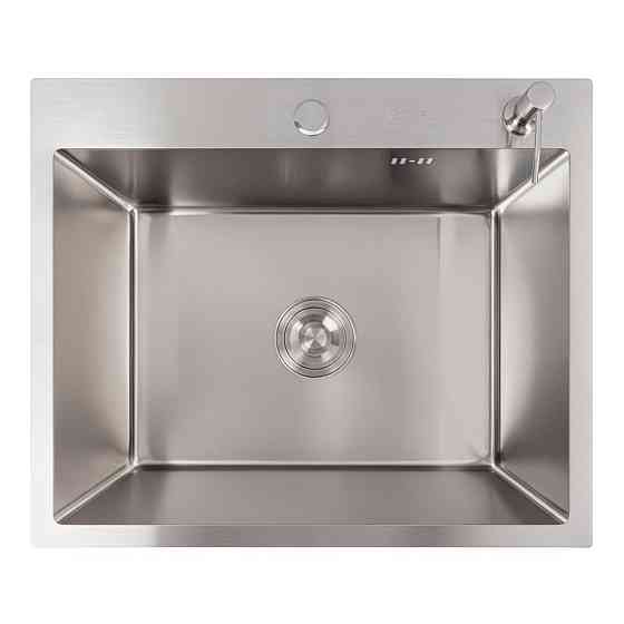 VALESO Кухонна мийка нержавійка 60*50 VALESO Handmade ECN (2,0/0,5) Коломия