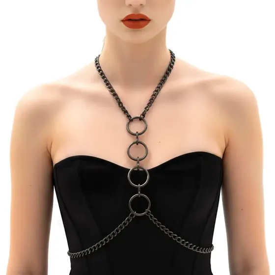 Металева портупея Art of Sex - Mango, колір чорний, XS-2XL Львів