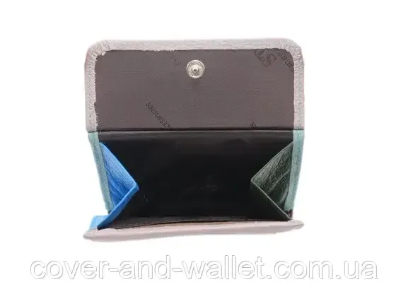 Темно-рожевий шкіряний жіночий гаманець маленького розміру на магніті ST 209 Київ - фото 7