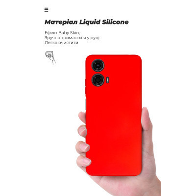 Чехол для мобильного телефона Armorstandart ICON Case Motorola G24 Camera cover Red (ARM74302) Винница - изображение 7