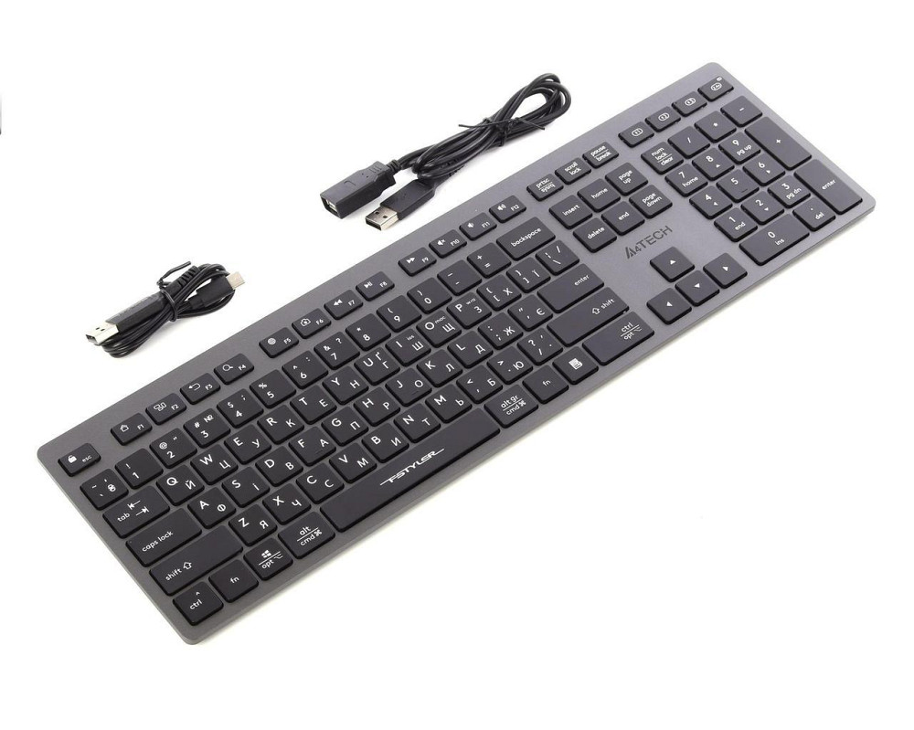 Клавіатура A4Tech FBX50C Grey ( Сірий ) Харків - фото 5