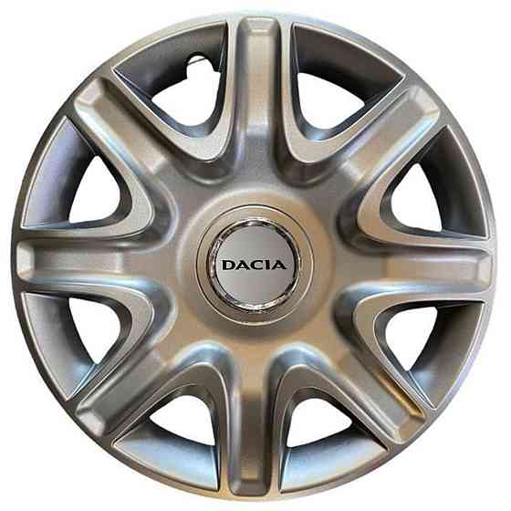 Автомобильные модельные колпаки R15 Dacia 332 4шт, SJS, серебряные Киев
