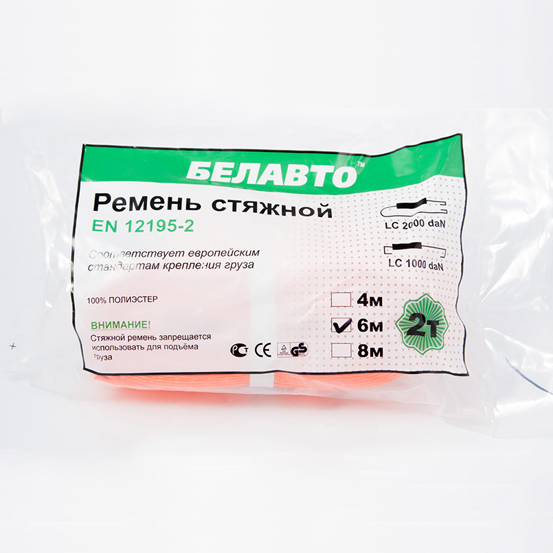Стяжной ремень Белавто 2т, 6м Львов - изображение 2