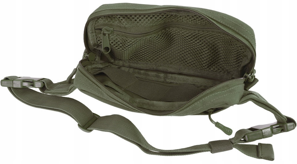Універсальна Сумка 1.7 літрів на пояс із панеллю MOLLE/PALS Mil-Tec від Sturm "Fanny Pack" (13512501) Olive Нововолинськ - фото 8