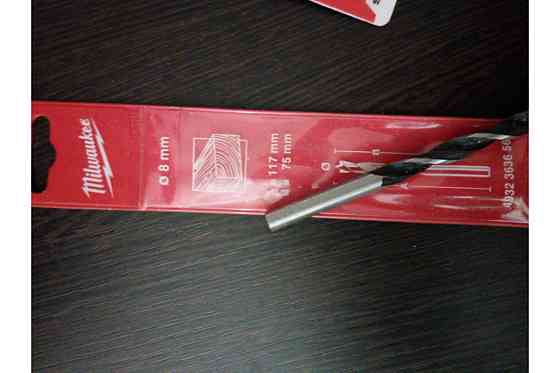 Сверло по дереву трехточечное 8х117 мм Milwaukee 4932363656 Коломыя