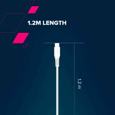 Дата кабель USB-C to Lightning 1.2m CLN30SC C-L 30W White Canyon (CNS-CLN30SC12W) Винница