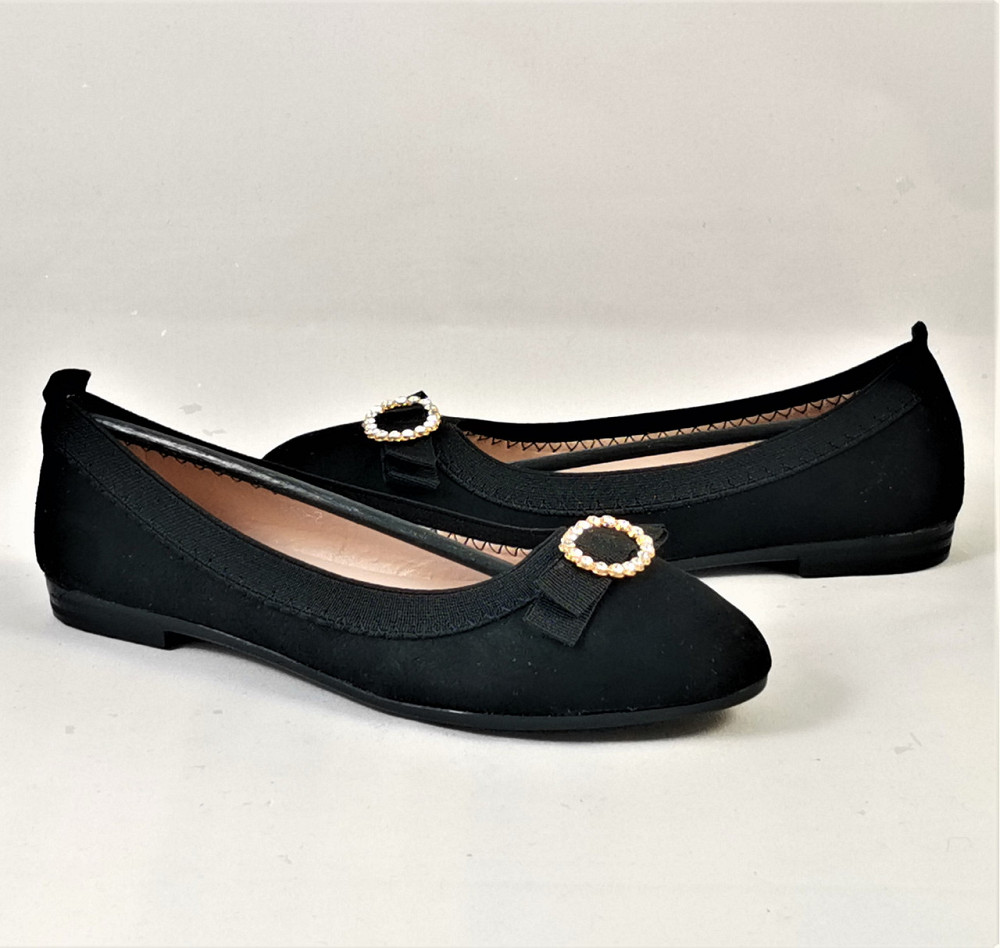 Жіночі Балетки Чорні Мокасини Туфлі Замшевіє (розміри: 36,37,38,39) — 0-2 Дніпро - фото 7