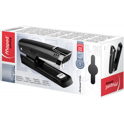 Степлер Maped ESSENTIALS METAL, металлический, 25л., (скобы 24/6, 26/6), ч (MP.354311) Винница - изображение 2