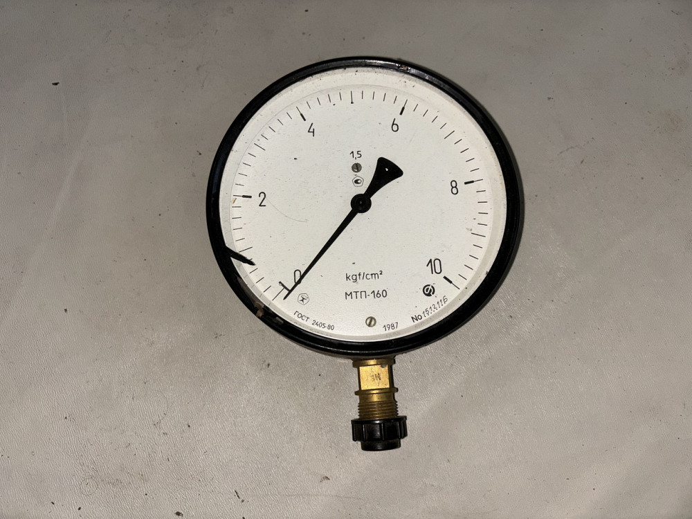 Манометр МТП-160 (0-10 кгс/см2). Харьков - изображение 1