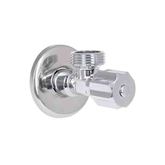 Кран кутовий Thermo Alliance Standart (ручка шестигранник) з вент.буксою 1/2"Н х 3/4"Н SF3441520 Київ