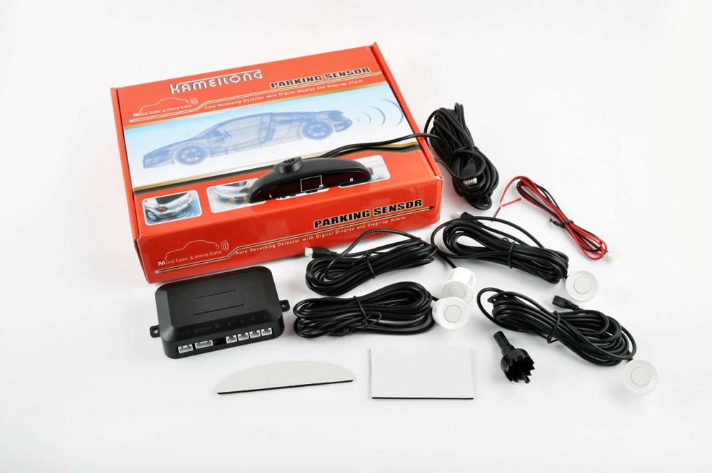 Парктронік mod:LH-811B (датчики білі 4шт, LCD, штурман, монтажний комплект) Мукачево - фото 1