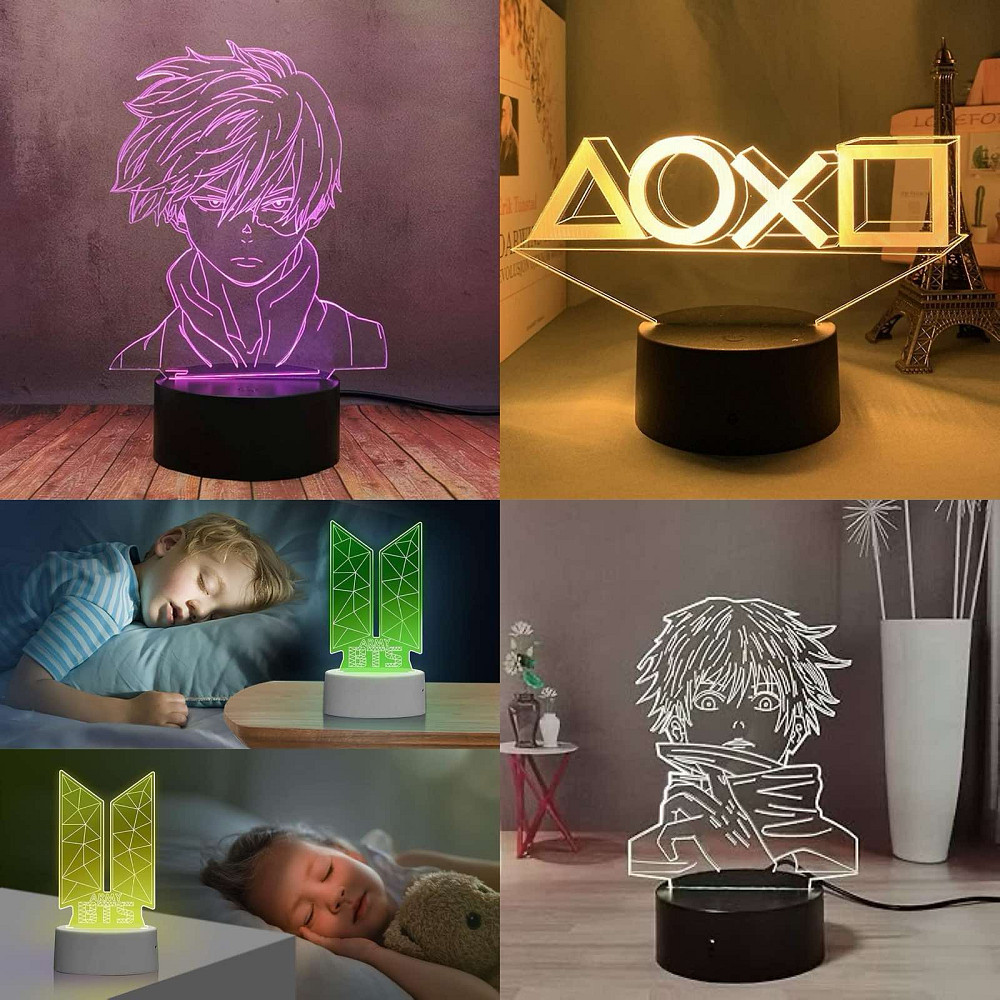 3D нічник ілюзійна лампа 11471 Луцьк - фото 1