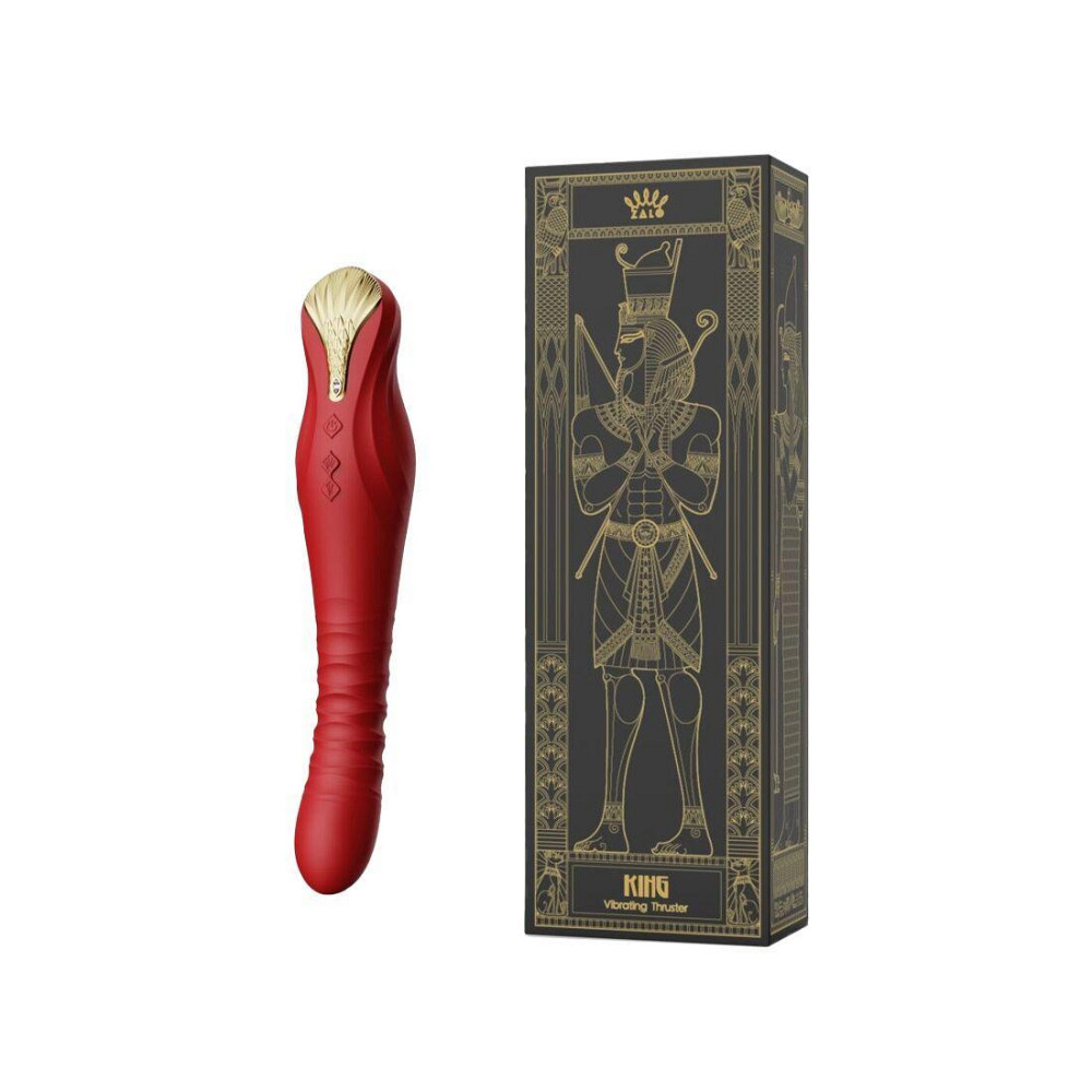 Смартвибратор-пульсатор Zalo — King Wine Red, кристалл Swarovski Sex Aura Киев - изображение 10