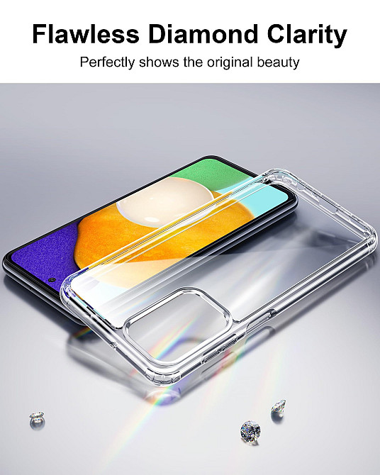 Прозорий силіконовий чохол HOOMIL для Samsung Galaxy A52 Луцк - изображение 2