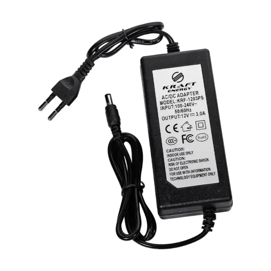 Блок живлення KRF-1203PS Kraft 12V/3A (43-00005) Київ