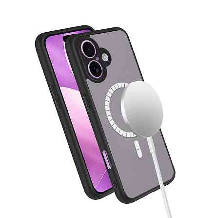 IPhone 17 чохол матовий Захист камери Магніт (TPU+PC) Одеса