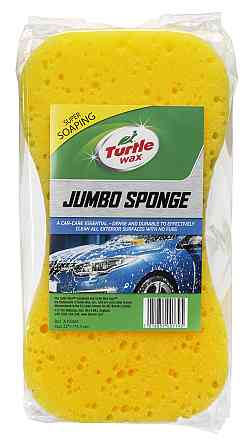 TURTLE WAX Jumbo Sponge X009 — Губка для миття кузова "Джамбо" 220×110×70 мм | Велика пориста губка для безпечного миття авто Ковель