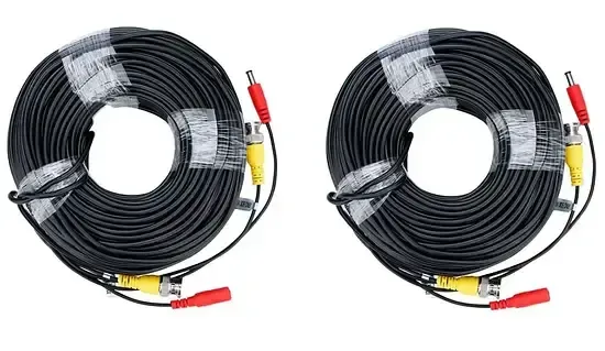 Патчкорд BNC-DC 20 м / Кабель для камер видеонаблюдения Коломия - фото 1