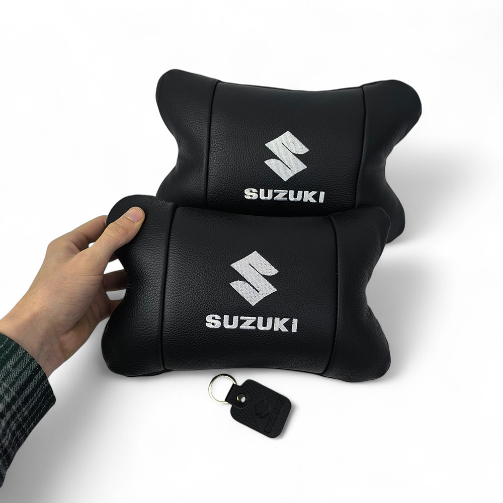 Подушка подголовник для дороги Suzuki Сузукі, Подушка дорожная для шеи подголовник бабочка ZQ-96 Львов - изображение 1