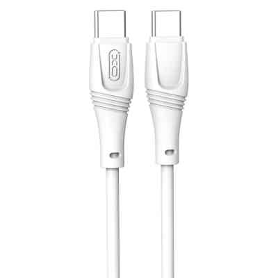 Дата кабель USB-C to USB-C 1.0m 60W High Elastic Zeus XO (NBQ239B_White) Винница