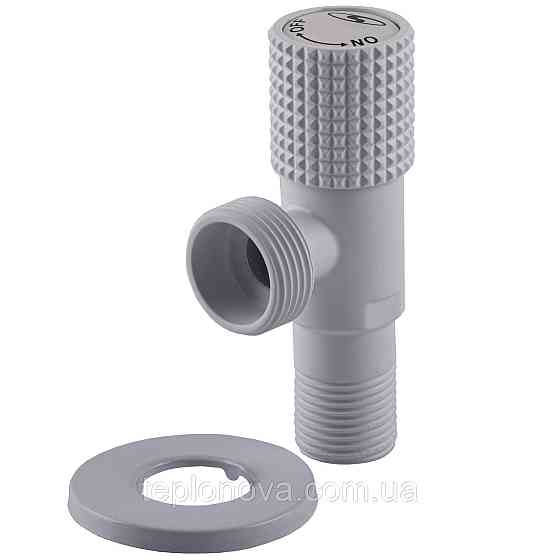 Кран кутовий кераміка SOLOMON EXCLUSIVE 1/2″X3/4″ 989 WW (White/White) ( 1шт.) Черновцы