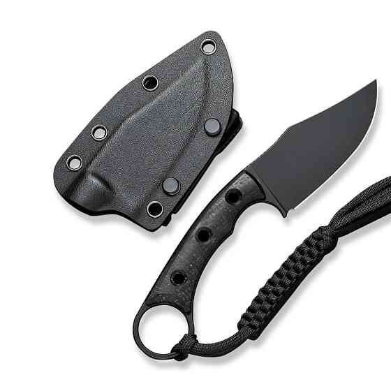 Ніж фіксований тактичний Civivi Midwatch, (8.6 см) N690 / Micarta чорний Киев