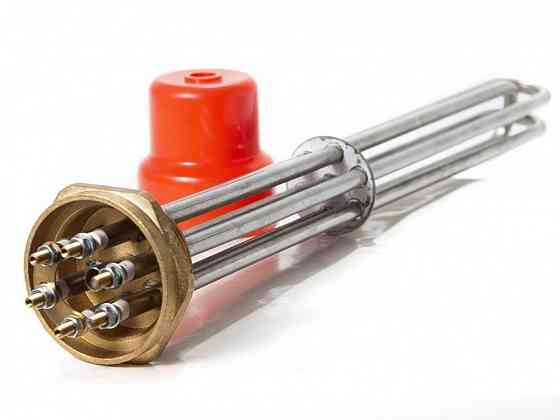 Блок тенів 9000Вт кріплення гайка латунна 2 " L = 420mm 380В Tenko Київ