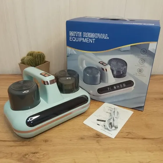 Розовый Беспроводной умный очиститель от клещей с ультрафиолетовой стерилизацией и HEPA-фильтром Коломыя