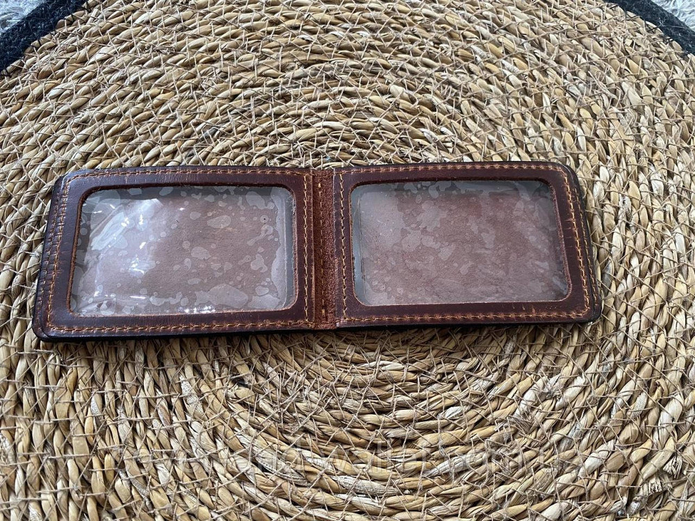 Шкіряна обкладинка Державна податкова служба України на чотири відділення Каштан Київ - фото 5