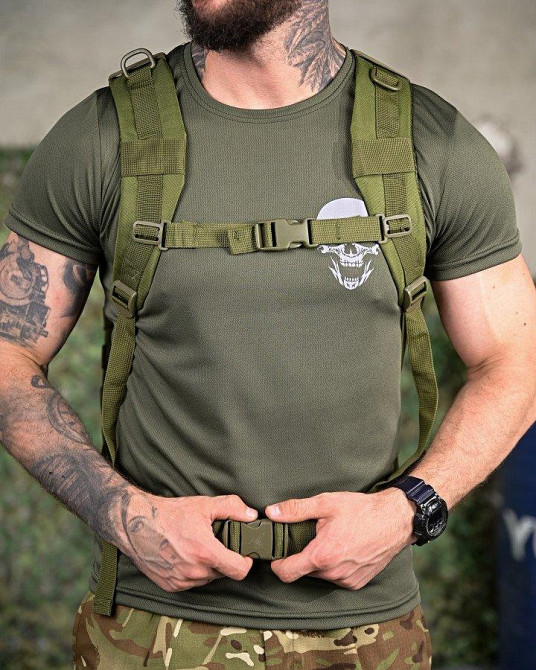 Тактический штурмовой рюкзак ТХЕ 35л  олива РП7328 Одесса - изображение 3