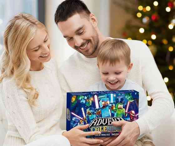 Новорічний адвент-календар Лего Майнкрафт на 24 вікна. Київ