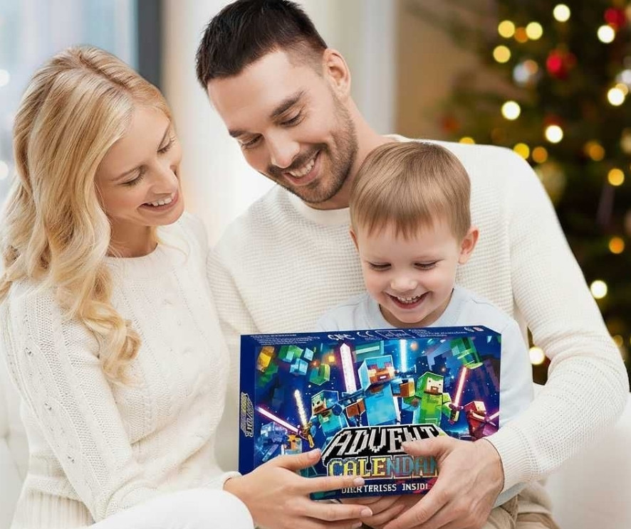 Новорічний адвент-календар Лего Майнкрафт на 24 вікна. Київ - фото 1