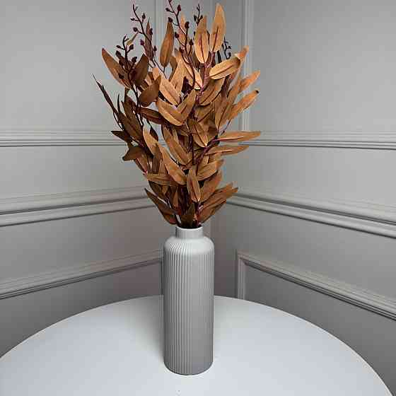 Рускус букет искусственный, В-55 см 5шт/уп. Цвет: коричневый QP-68 Львов