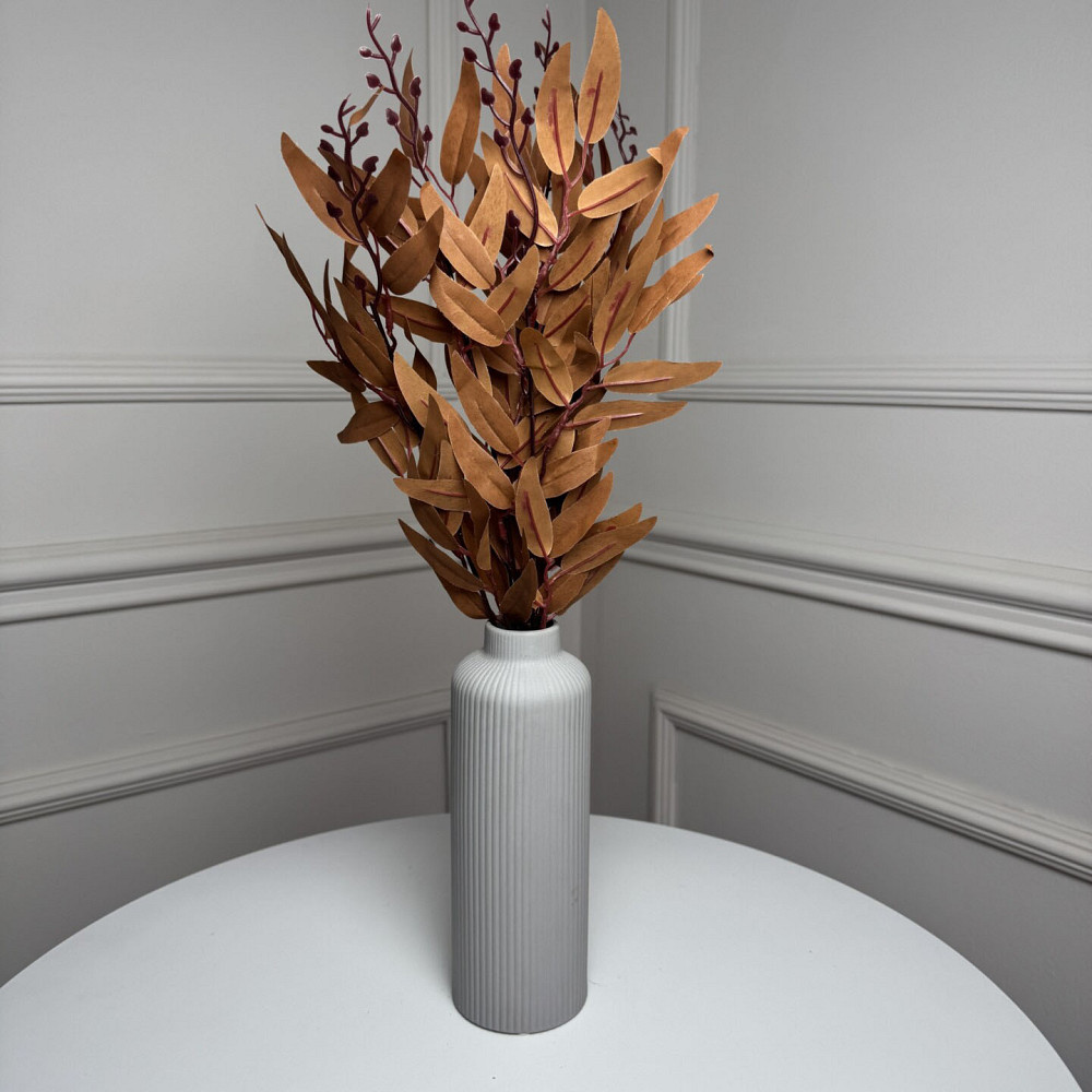 Рускус букет искусственный, В-55 см 5шт/уп. Цвет: коричневый QP-68 Львов - изображение 1