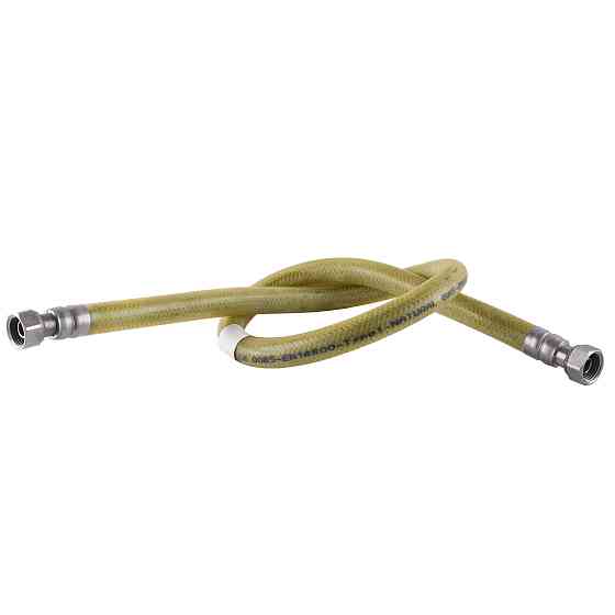 Шланг ГАЗОВЫЙ 1/2*1/2 ВВ  нерж.,обплетення,пвх, PRESINOX-HG1212-1,0m (200042) (Tucai Spain) Тернопіль