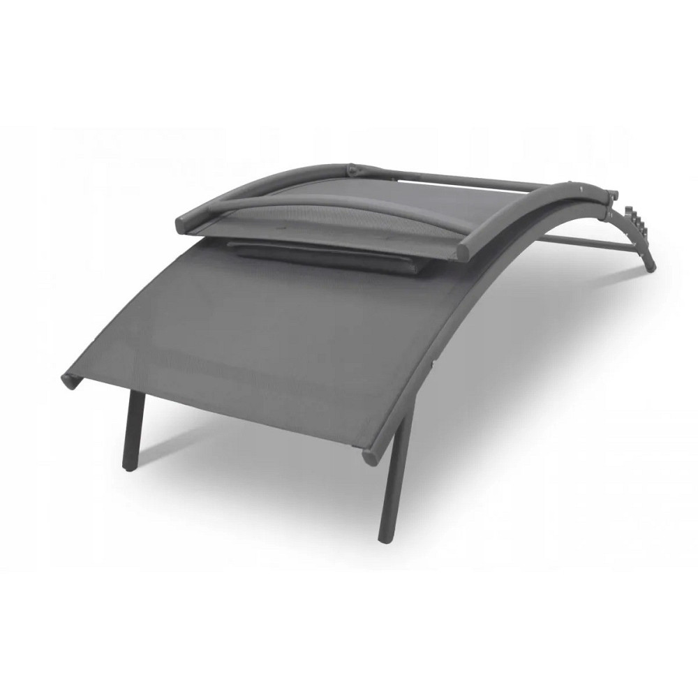 Садовий шезлонг лежак для відпочинку Just Garden Bali Сірий Київ - фото 3