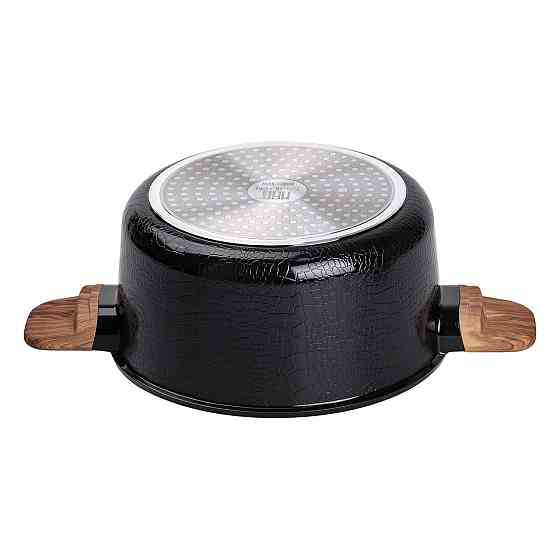 MGC Алюмінієва каструля з керамічним покриттям антипригарним 4.7 л Ø 24 см чорний MGC HP-4-453B Київ