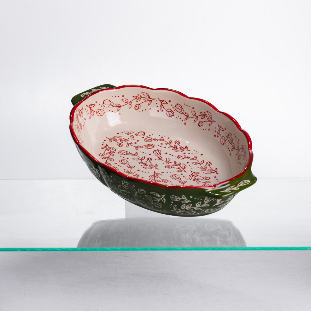 Yiwu Форма для запікання Vintage 30×18×5 (см) овальна форма для випікання в духовці з ручками З Коломия - фото 2