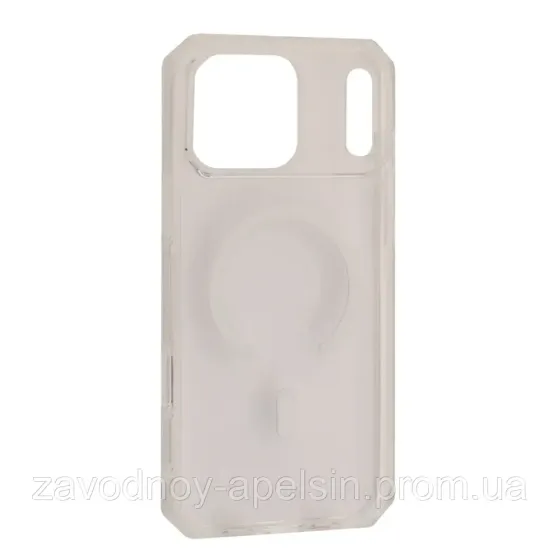 Iphone 17 Pro Max Прозрачный чехол Магсейф (TPU+PC) Одесса