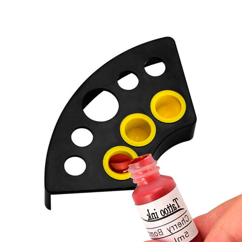 Підставка під ковпачки капси для тату, 8 отворів, пластикова Вінниця - фото 2